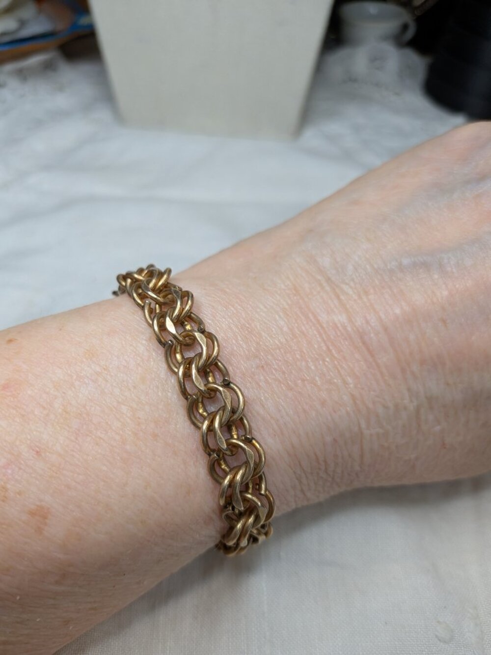 JB 12K Gold Overlay Bracelet